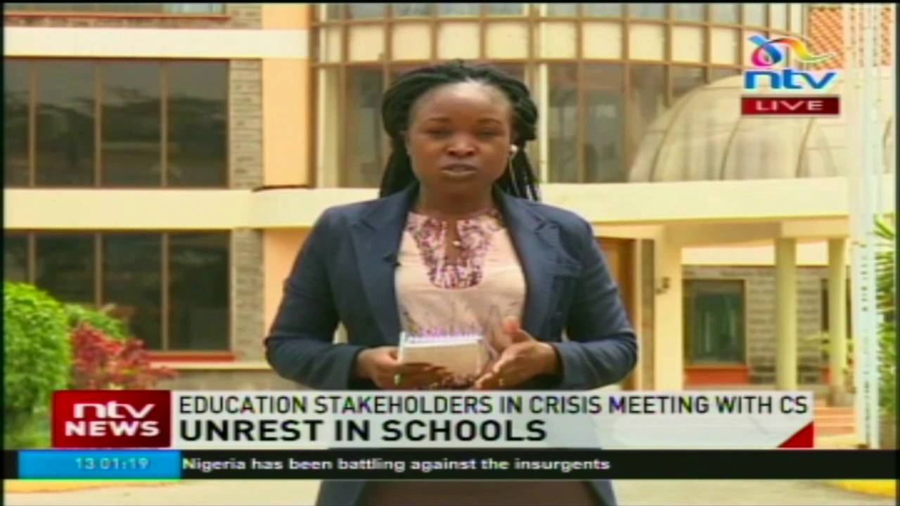 Education stakeholders in crisis meeting with CS over unrest in schools