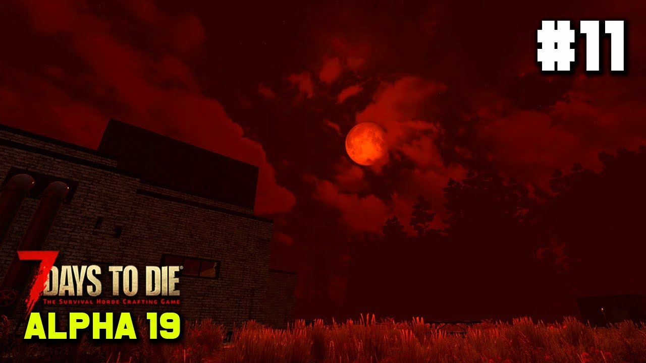 7 Days To Die Alpha 19 - HORDA DZIEŃ 21 #11 - 7D2D A19 BORSUK GAMEPLAY PL