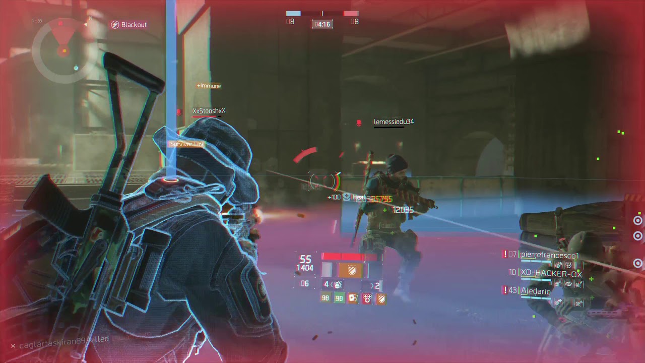 Tom Clancy's The Division 1.8.1 - Skirmish SOLO 1 vs 4 - 24 Kills,34200 High Score