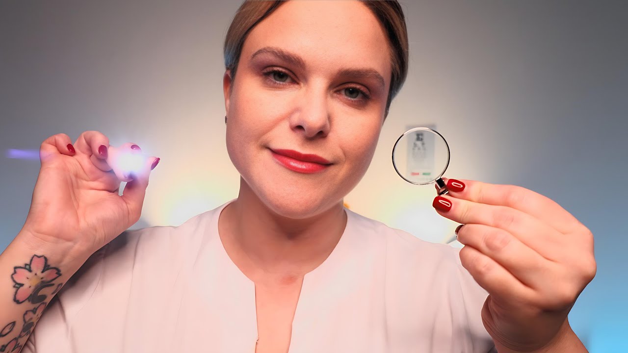 ASMR Eye Examination For Sleep
