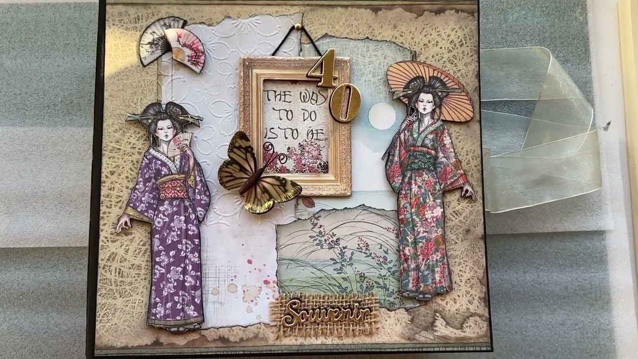 Álbum scrapbooking Oriental Garden