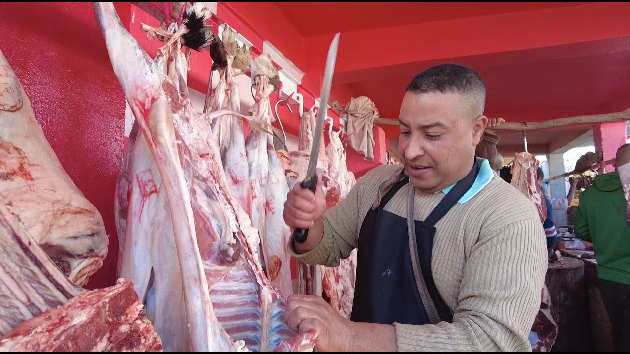 جولة مع الجزارين  قصبة تادلة  بني ملال 15/01/2024 #الأطباق #لحم #المواشي  #الأسبوعية