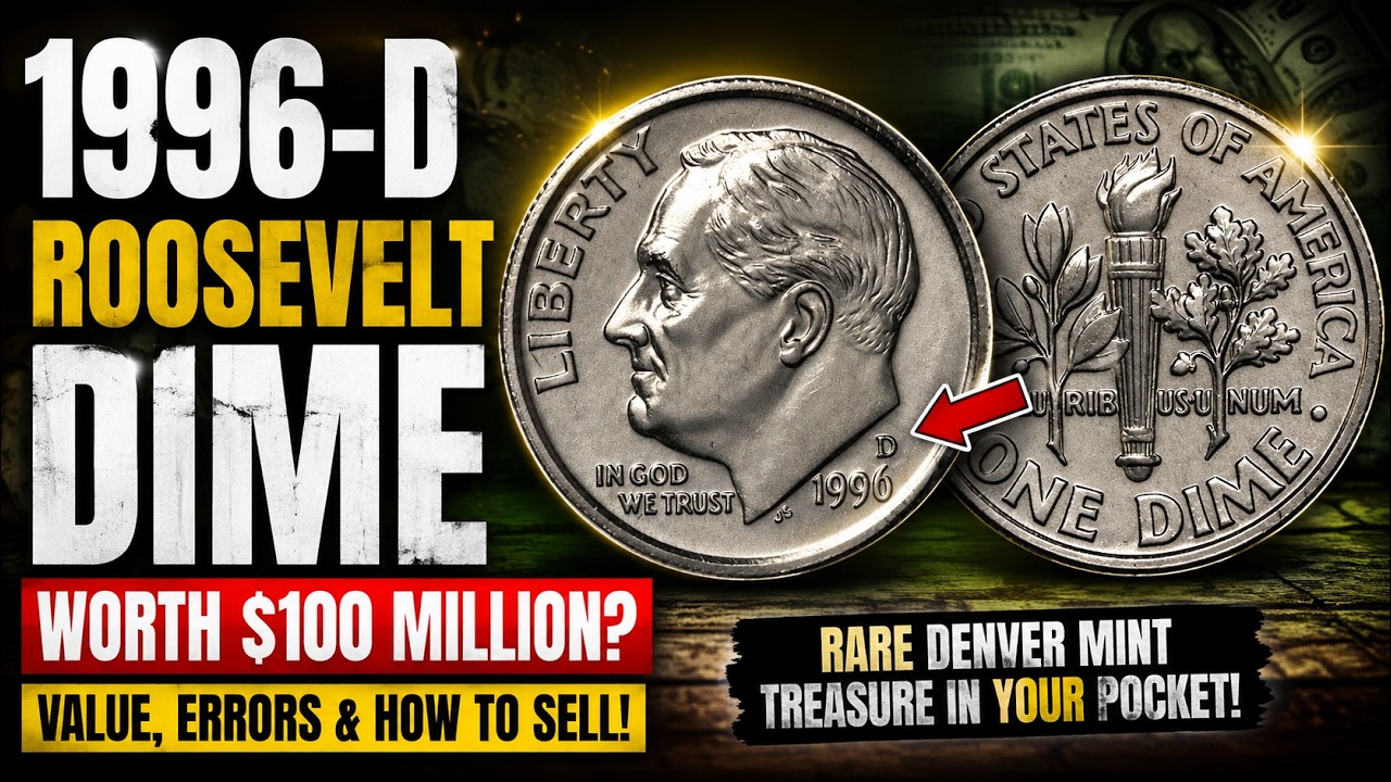 1996-D Roosevelt Dime Worth $100 Million? The Truth Behind This Rare Coin!