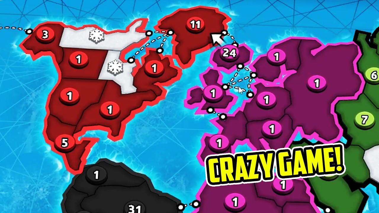 This NORTH AMERICA Game Escalated Fast! (RISK)