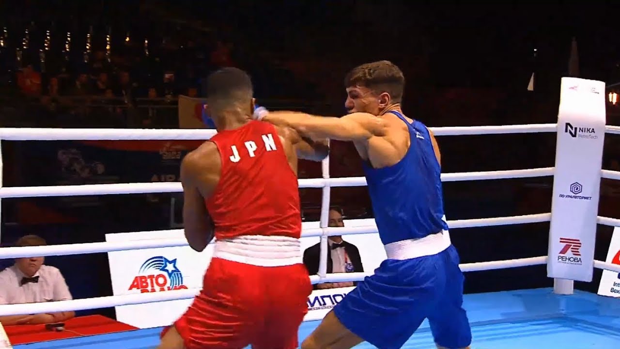 Quarterfinals (69kg) OKAZAWA Sewonrets (JPN) vs McCORMACK Pat (ENG) /AIBA World 2019