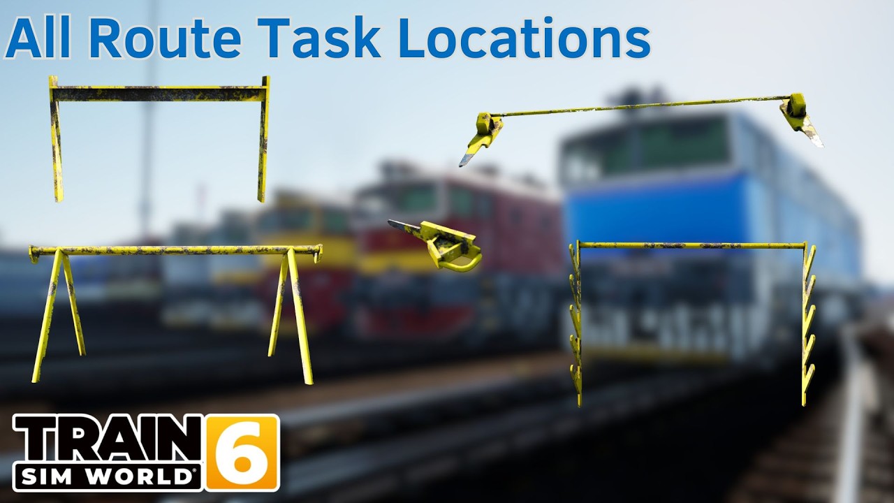 All Route Task Locations - Liberec - Stará-Paka - Train Sim World 6