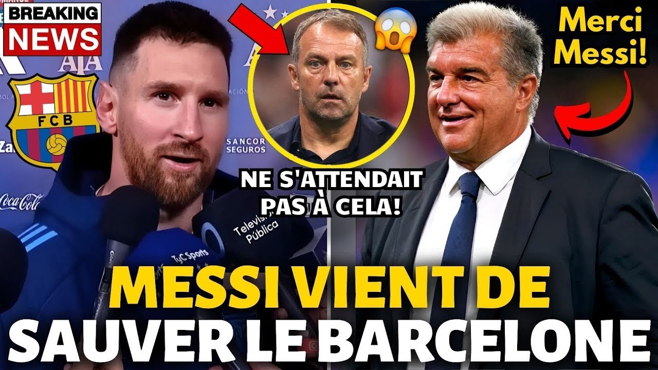 🚨MON DIEU! MESSI VIENT DE SURPRENIR LES FANS DU BARCELONE! IL EST INCROYABLE! ACTUALIT&Eacute;S BARCELONE!