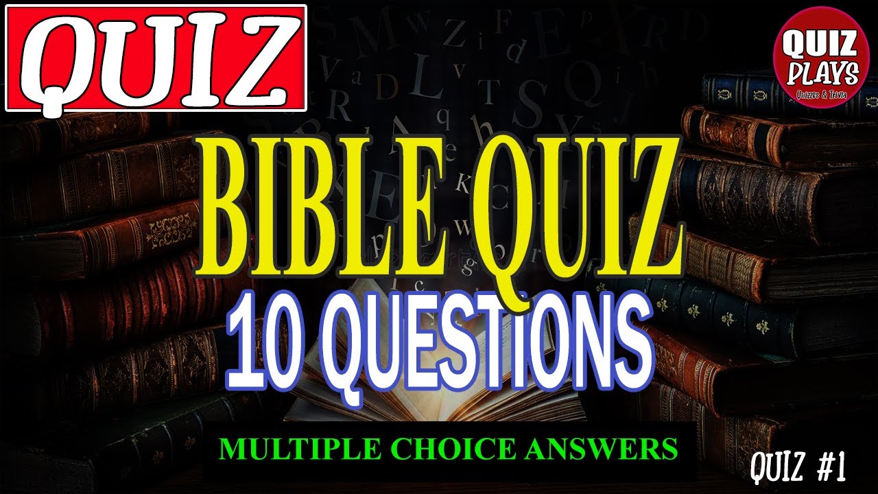 #Bible #Trivia #Quiz 1 - 10 Bible Knowledge Questions - Multiple Choice Answers - Let's play!