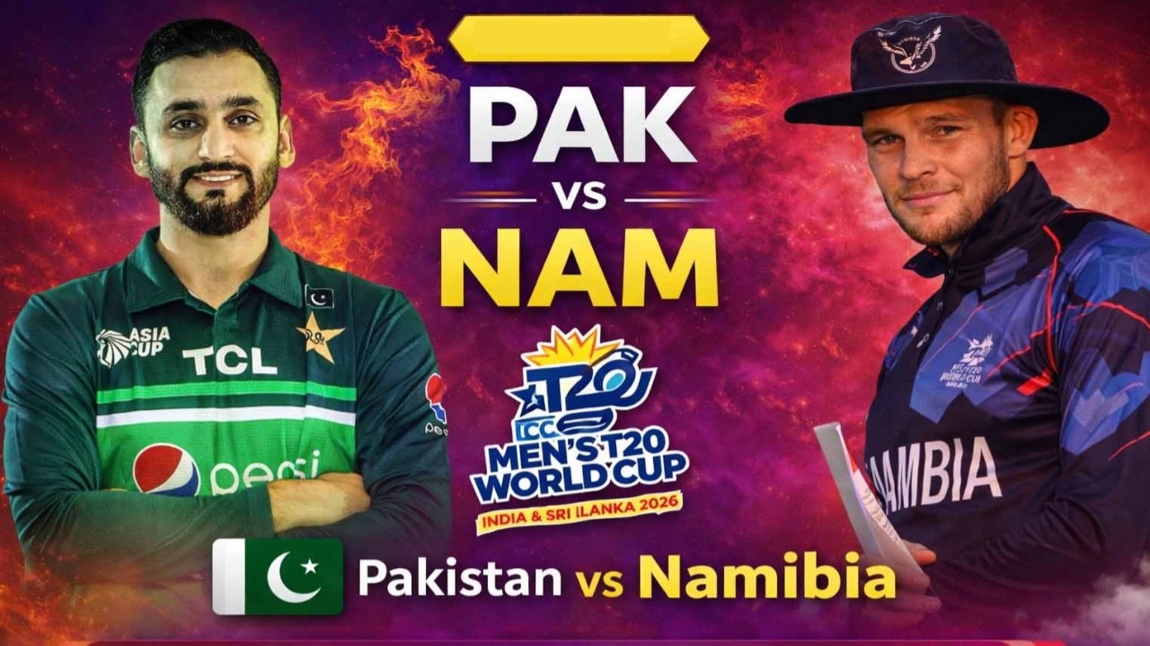 🔴 Live:   PAK vs NAM Live Match
