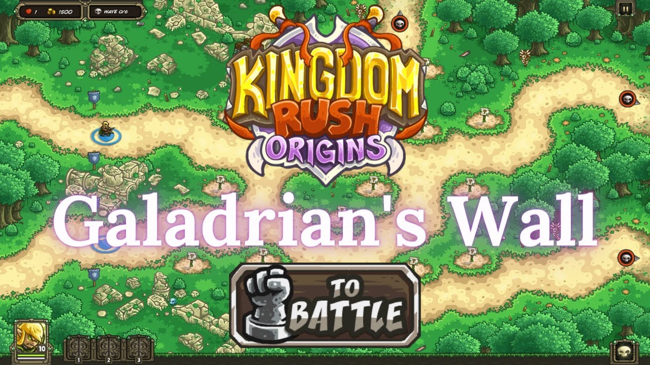 Kingdom Rush Origins - GALADRIAN'S WALL - Iron (IMPOSSIBLE)