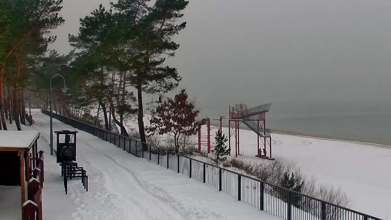 Stegna plaża bulwar styczeń 2026 #stegna #plaża #polska