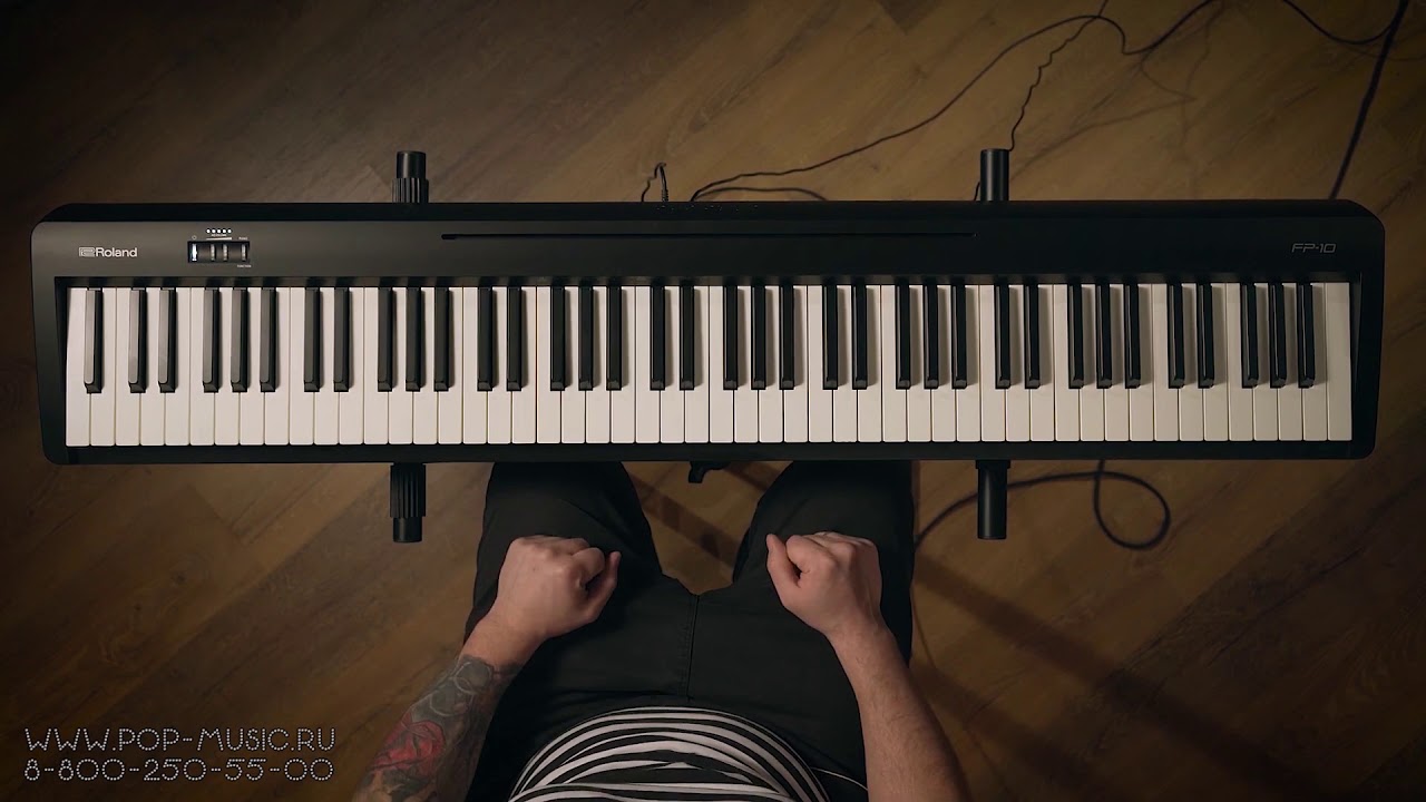 Цифровое пианино ROLAND FP 10 звучание