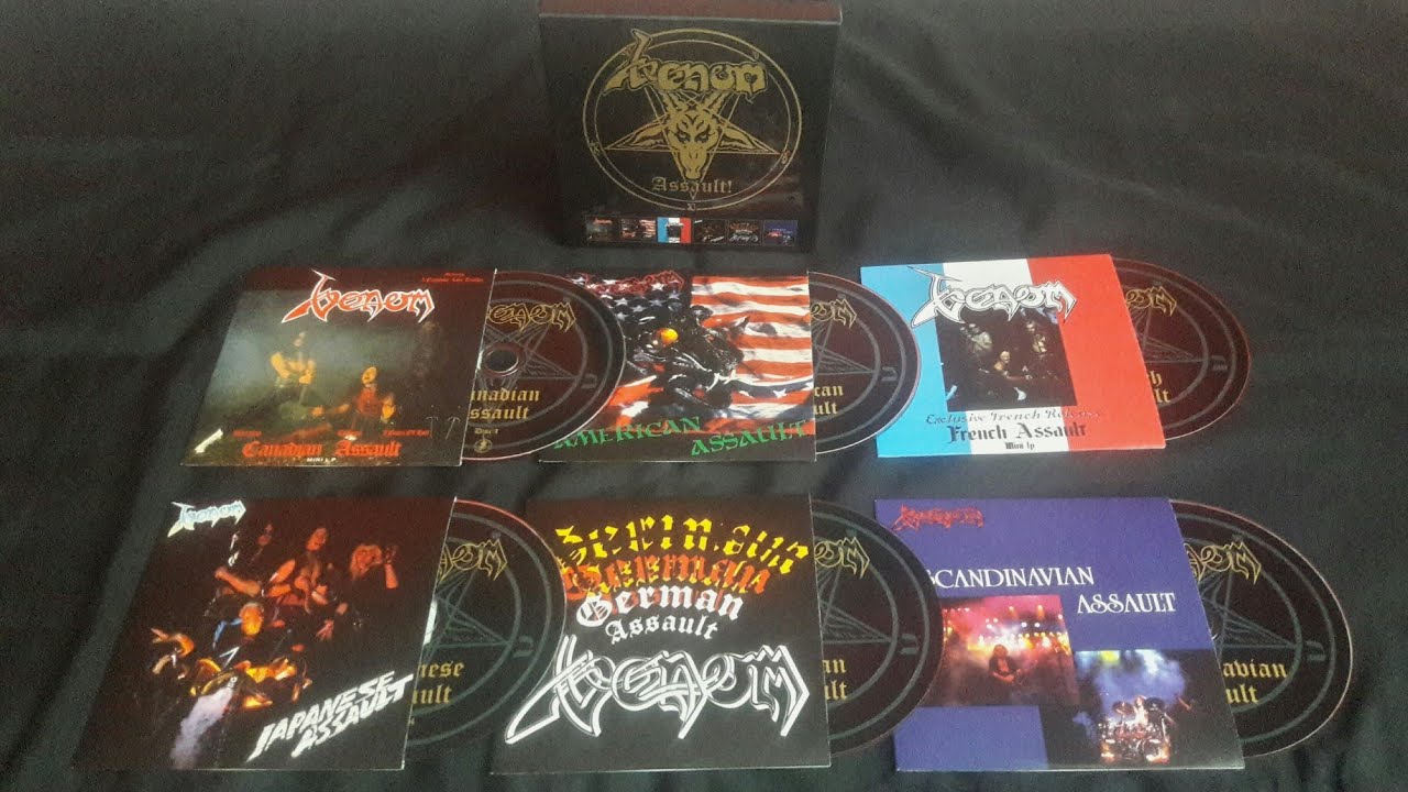 Venom - Assault! (6xCDs Box Set) Unboxing