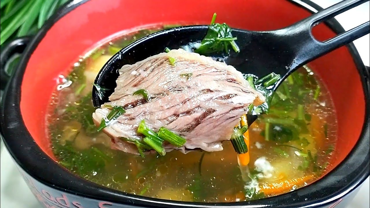 Как приготовить наваристый и прозрачный говяжий бульон в казане🍲