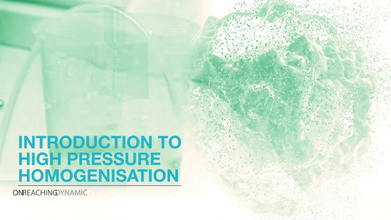 What is High Pressure Homogenisation? Here's a quick introduction to the technology.
