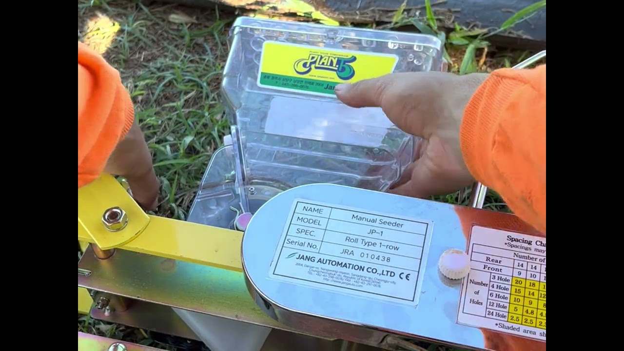 Jang Seeder JP1 - Changing Plates and Changing Gears #farming #seeder #gardening