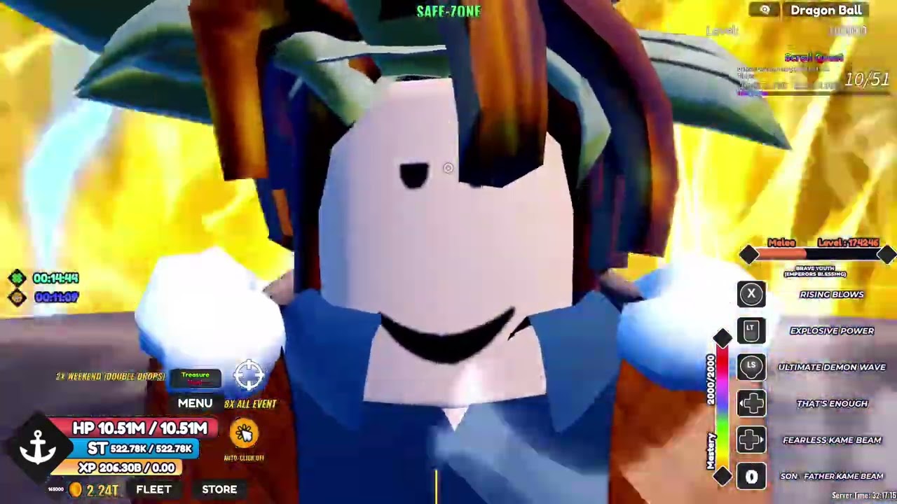 Brave youth show case (one fruit simulator)