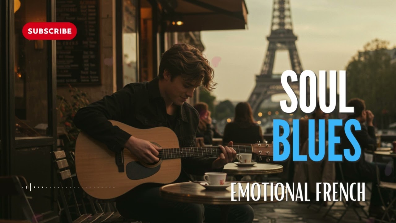 Paris Soul Blues 💙 Guitar Nights by the Seine &ndash; Emotional French Blues 2025