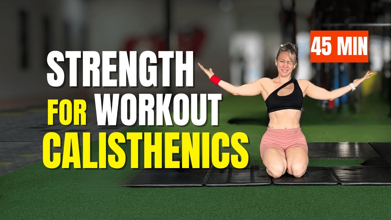 40 MIN STRENGTH CALISTHENICS WORKOUT TO BUILD MUSCLE | No Repeats
