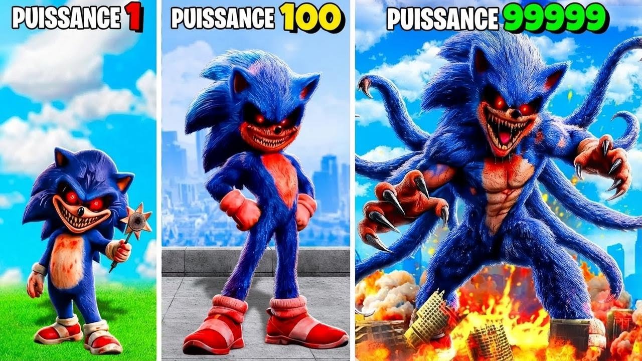 On améliore SONIC.EXE dans GTA 5 ! (mod Sonic le film)