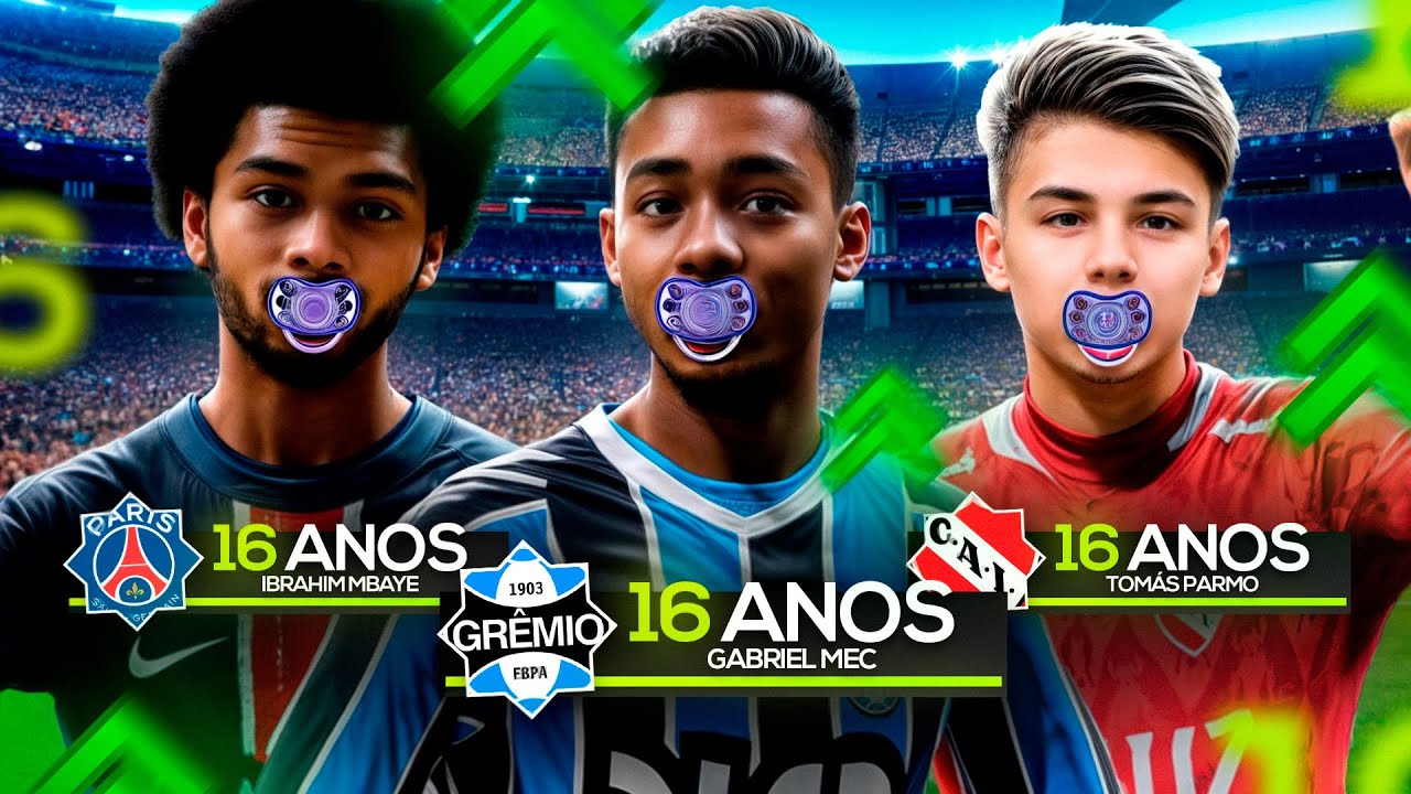 MODO CARREIRA com os JOGADORES MAIS NOVOS DO FIFA!!