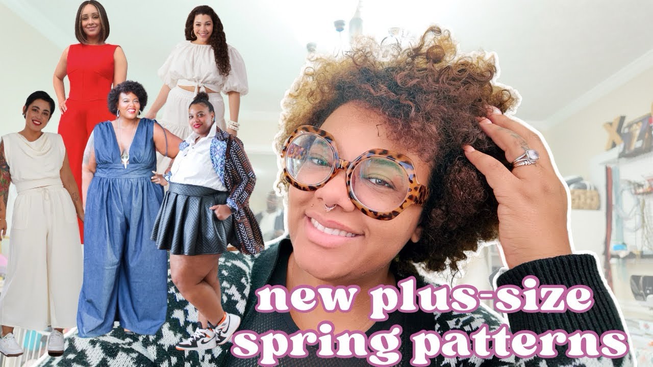 spring 2024 plus-size patterns | pattern review | aaronica sews