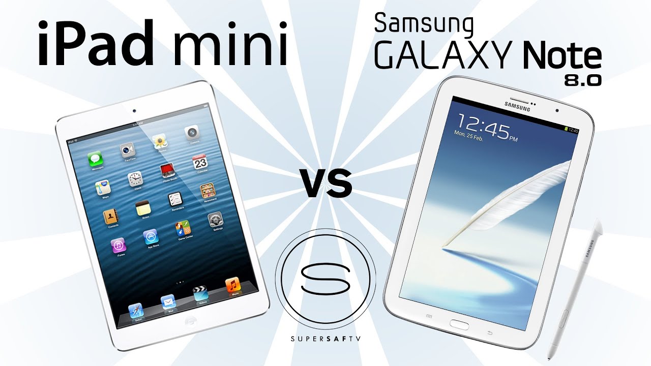 Samsung Galaxy Note 8.0 vs iPad Mini