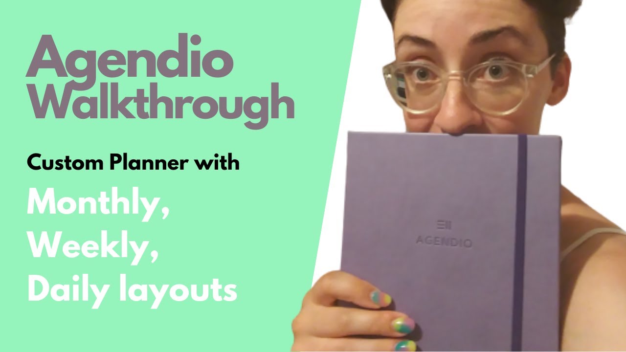 AGENDIO Walkthrough | Custom Planner with Monthly, Weekly, Daily Layouts | Agendio Review 2020