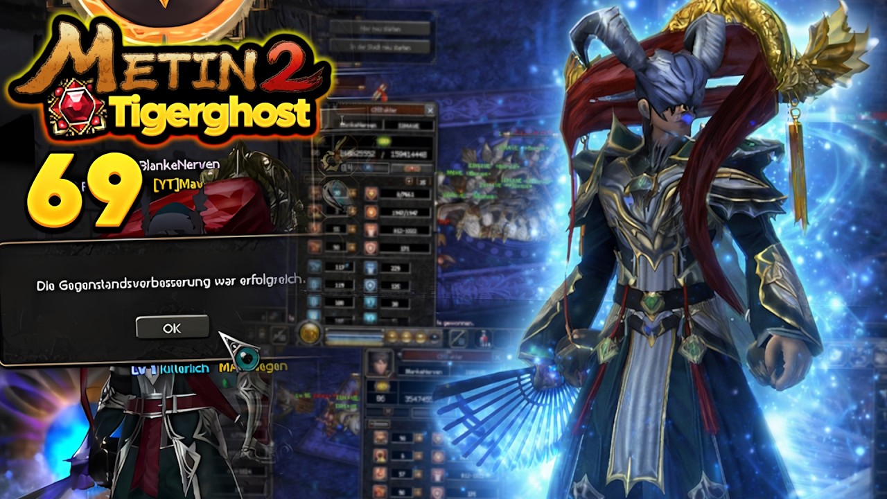 Metin2 Tigerghost [69] - Meley-Chars FERTIG & R&uuml;ssi uppen ESKALIERT!