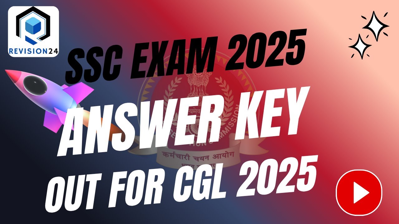 SSC CGL 2025 Answer Key Released | Check Now | Official PDF & Response Sheet Update 🔴 LIVE
