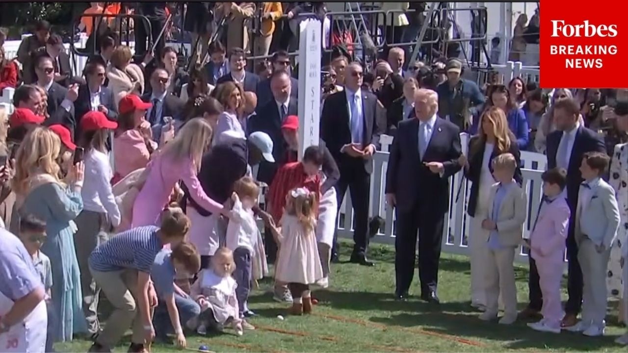 President Trump Leads Egg Rolling During Annual White House Easter Event