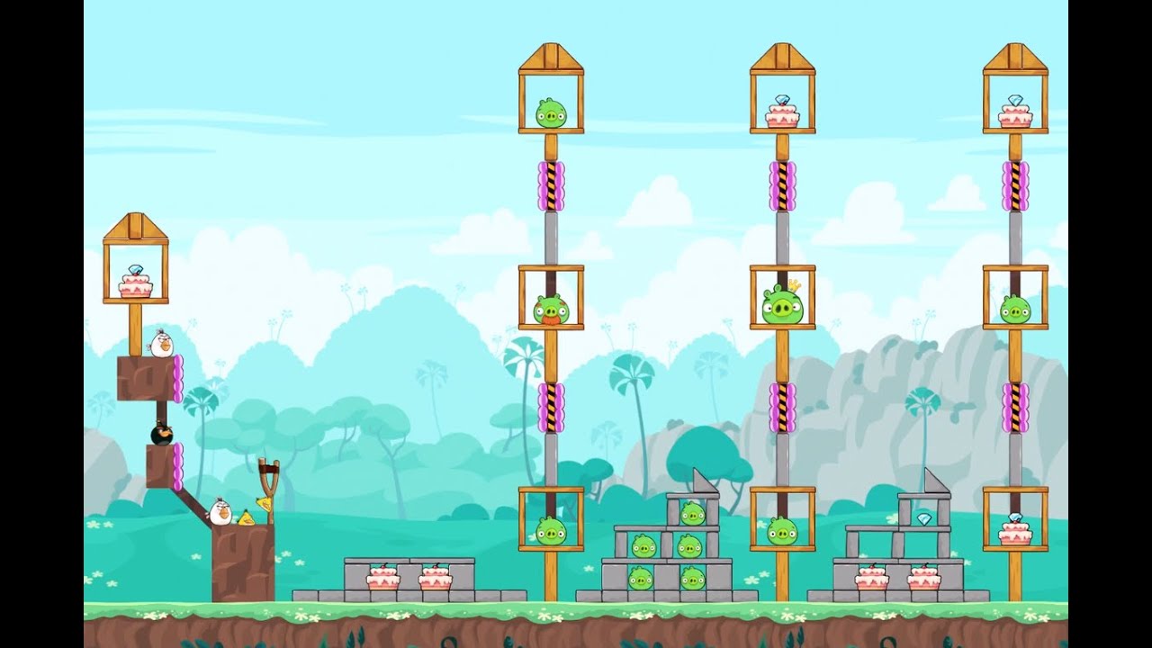 Angry Birds Friends Level 110 Three Star Walkthrough