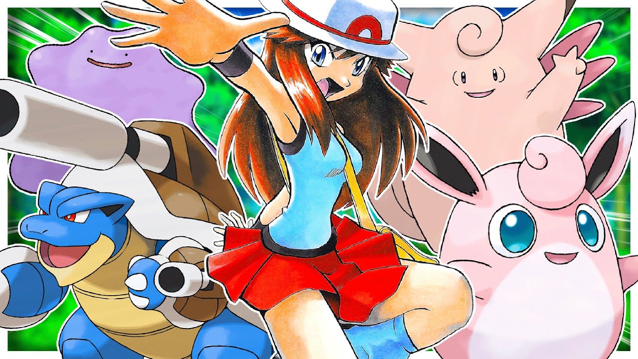 Подробности о полной команде Грина (Pokémon Adventures)