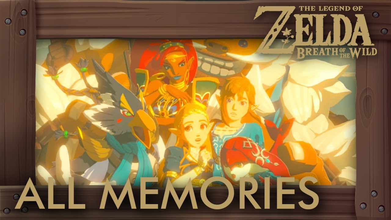 Zelda Breath of the Wild — Баллада о чемпионах: все воспоминания и сцены