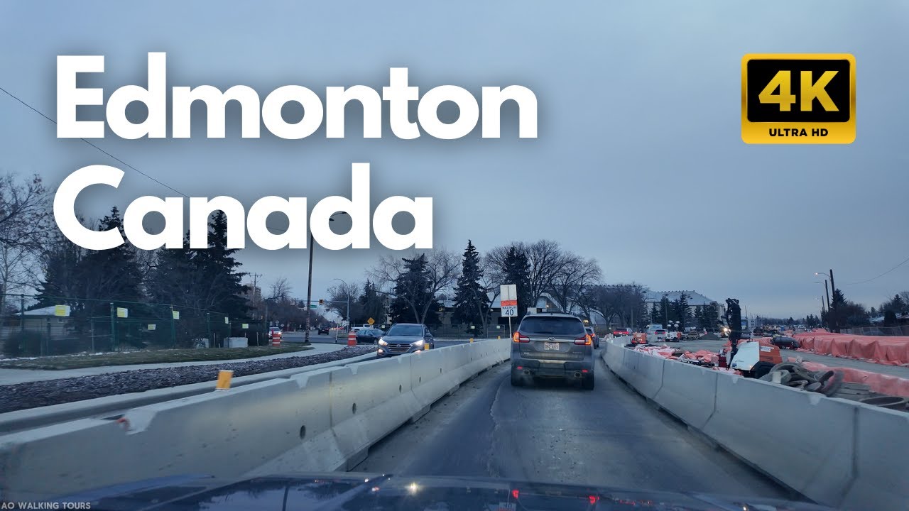 Exploring Edmonton Neighborhoods | Whitemud Drive & Terwillegar - Winter Drive November 2024