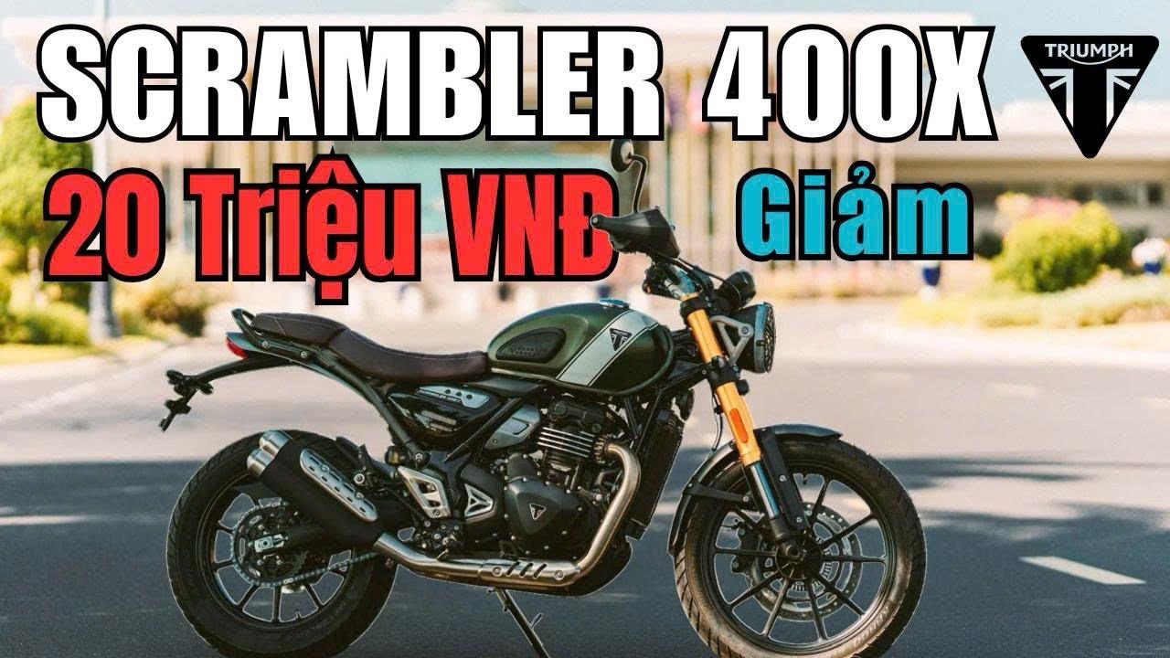 Triumph Scrambler 400x Xả Kho Cuối Năm | Xe Triumph Giá Tốt | Phong Triumph