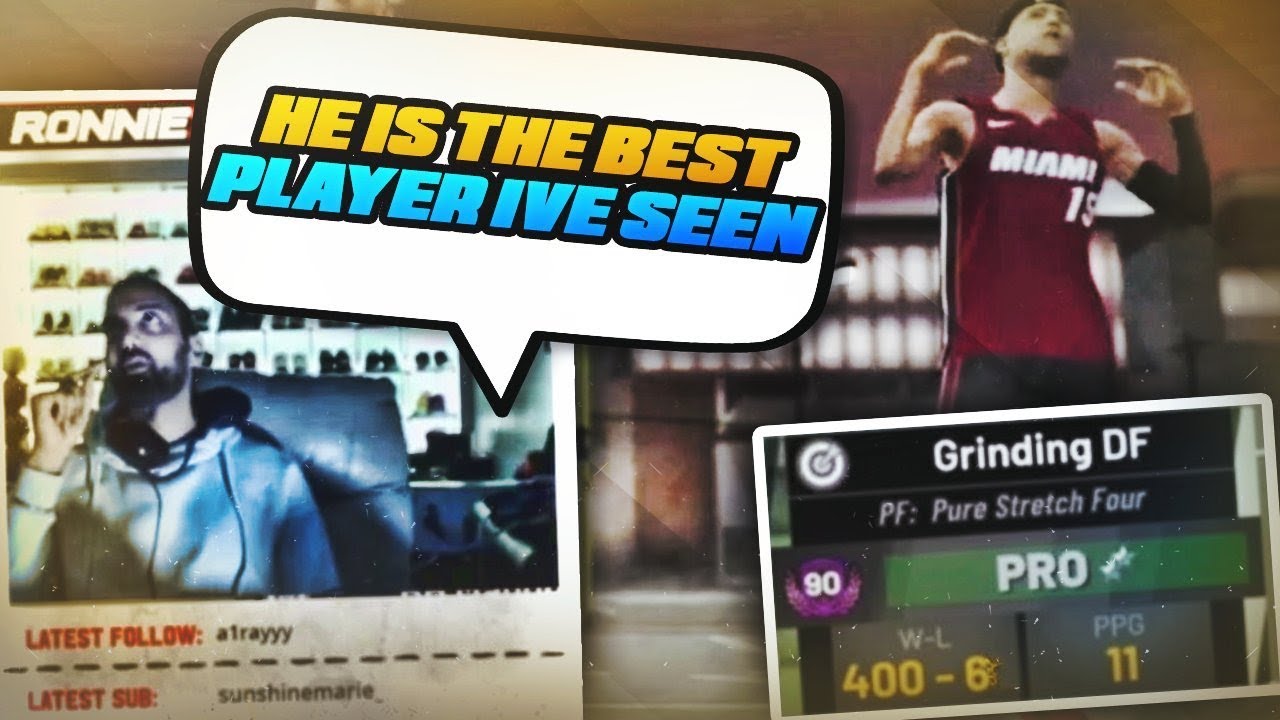 RONNIE 2K REACTS TO UNREAL STRETCH BIG!! *LIVE REACTION* BEST CENTER BUILD EXPOSES 2K DEVELOPER!!!
