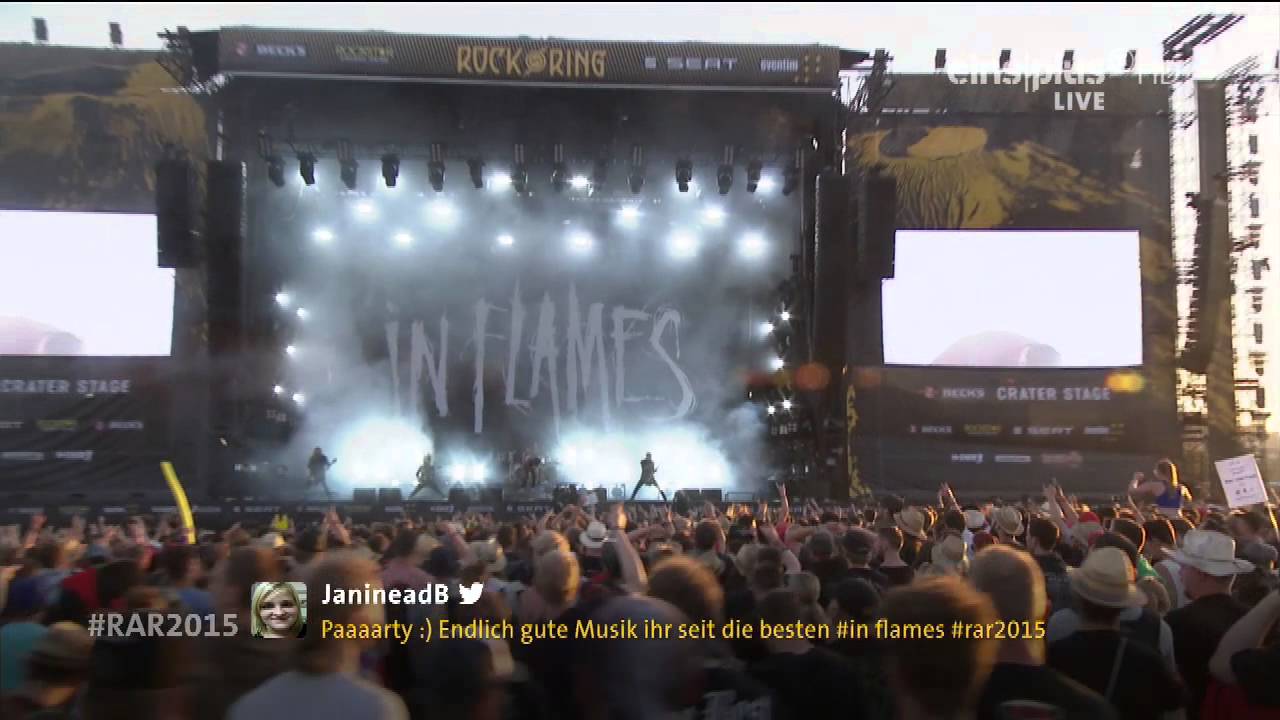 In Flames - 06.Cloud Connected Live @ Rock Am Ring 2015 HD AC3