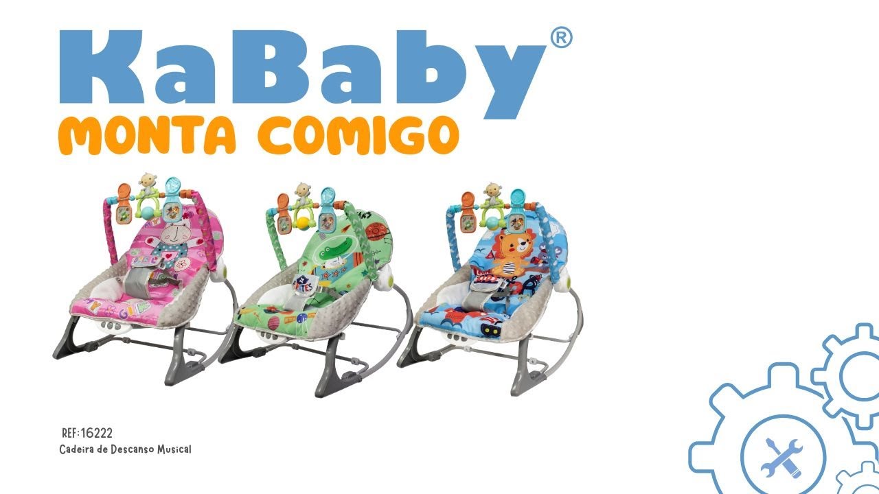 Instrução de Montagem - Cadeira de Descanso Musical KaBaby