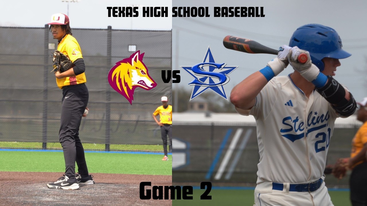Game 2. Beaumont United vs Baytown Sterling Texas High School Baseball