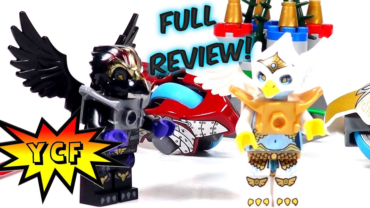 LEGO Legends of Chima Sky Joust 70114 Time-Lapse & Review