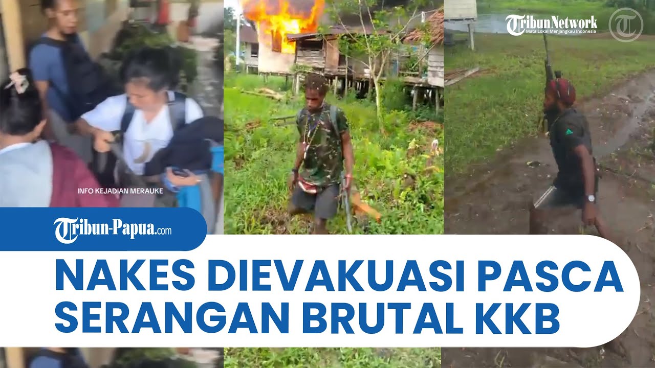 Guru & Nakes Dievakuasi Pasca Serangan Brutal KKB di Asmat