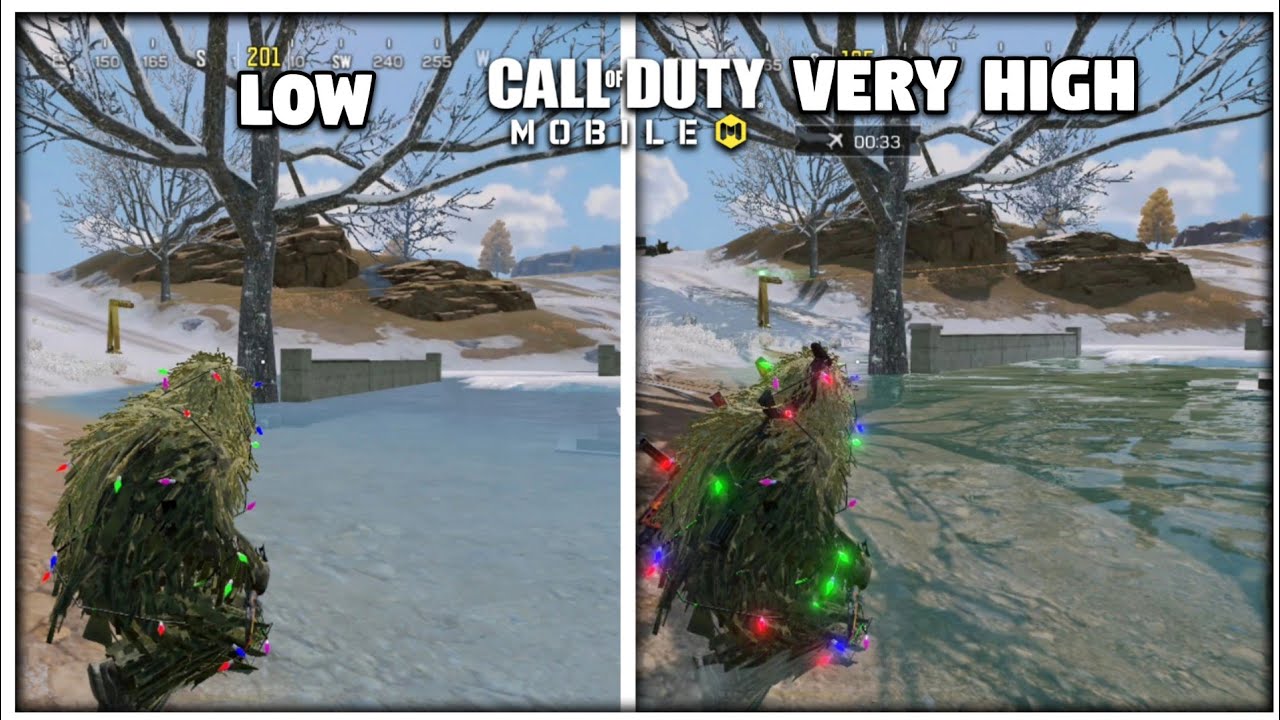 CODM BattleRoyale - Low VS Very High Graphics | Detailed Comparison
