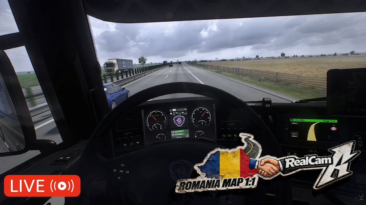 🔴 LIVE - ETS2 | Romania Map 1:1 Bucharest to Constanța | Project Ultimate Reshade | Scania by Fred