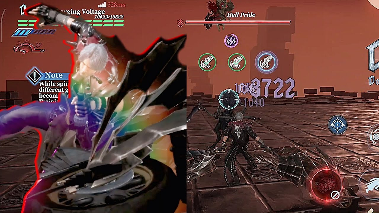 Dante - Charging Voltage CAVALIERE Gameplay Showcase