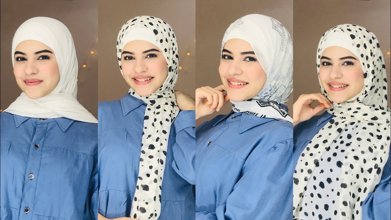 لفات حجاب سهله وبسيطه وانيقه جدا🧕🏻