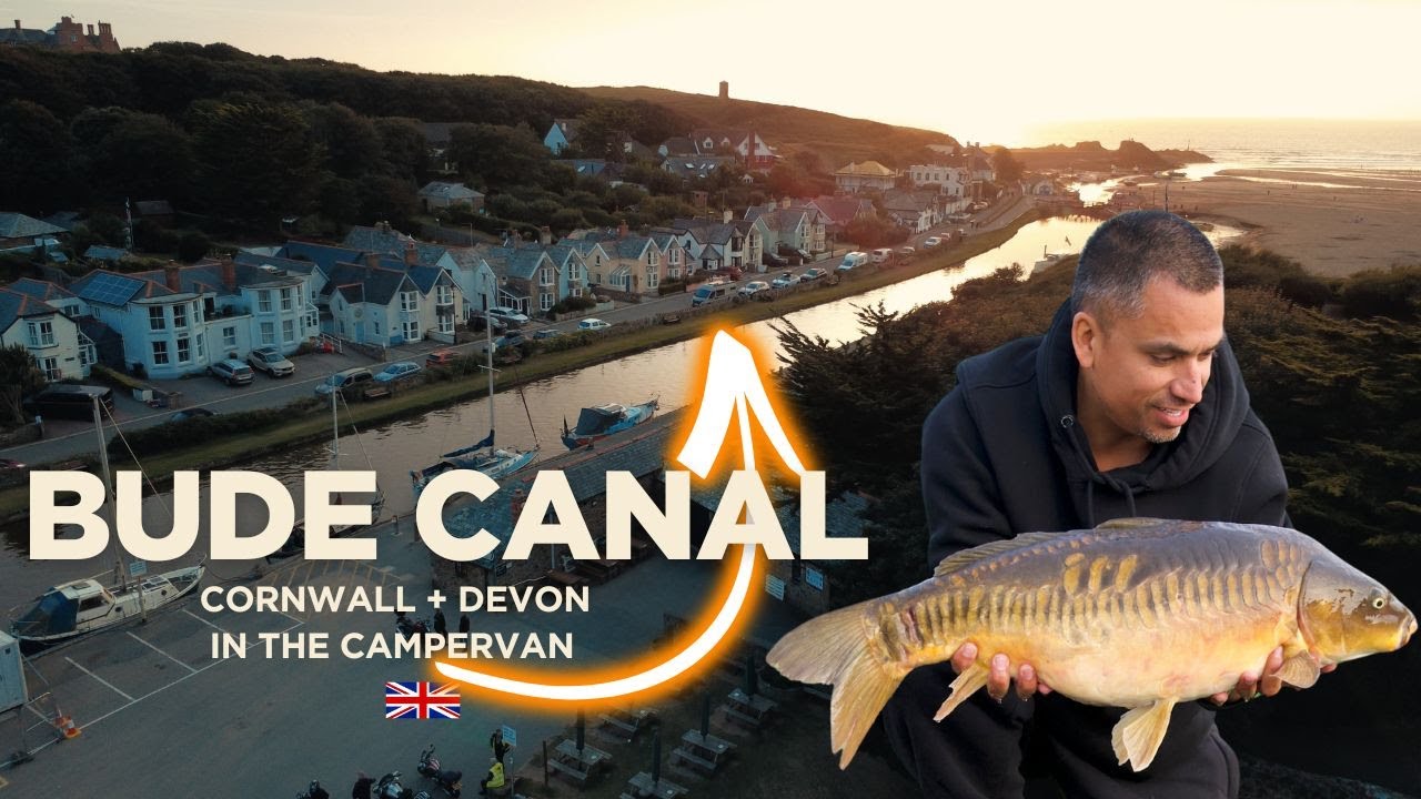 CAMPERVAN CARP FISHING  - Bude Canal + Lower Slade Reservoir (UK)