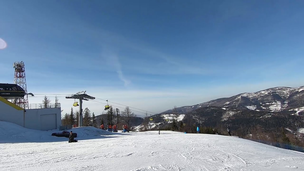 Szczyrk Mountain Resort - 2021-02-20 - trasy nr 23 (Fis) i 22A (Skrzyczne - Doliny)