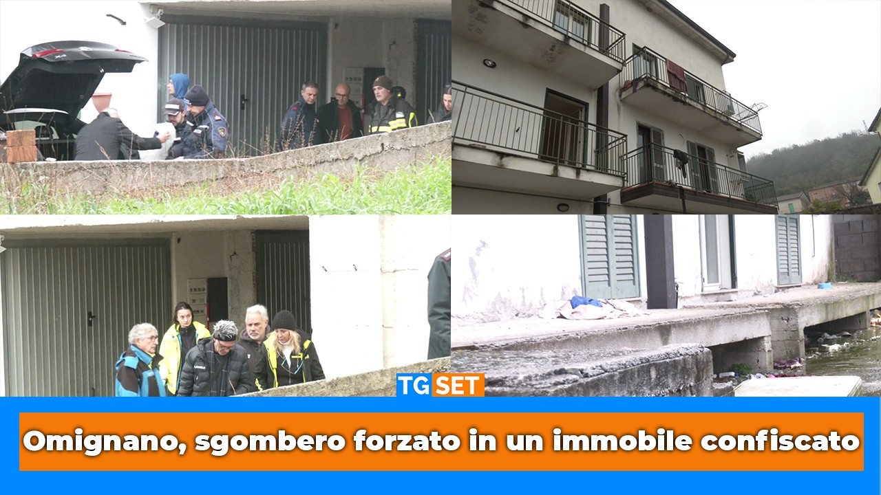 Omignano, sgombero forzato in un immobile confiscato