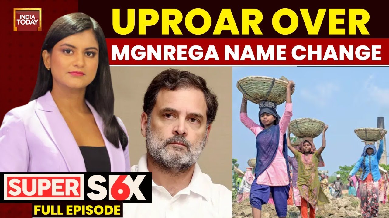 Super6 With Akshita Nandagopal: BJP, DMK Clash Over 'VB-G RAM G' Rural Jobs Scheme Replacing MGNREGA